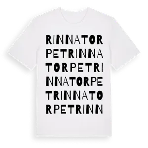 Rinnatorpet ordlek t-shirt – ekologisk bomull t-shirt från Pinshirt