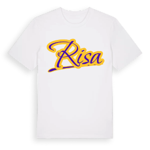 Risa baseball t-shirt – ekologisk bomull t-shirt från Pinshirt
