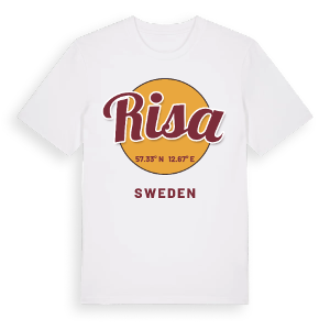 Risa cirkel t-shirt – ekologisk bomull t-shirt från Pinshirt