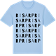 Blue Soul t-shirt med Risarp ordlek t-shirt