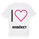 Jag älskar Risböket t-shirt stort tryck
