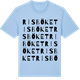 Blue Soul t-shirt med Risböket ordlek t-shirt