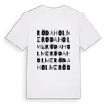 Röda holme ordlek t-shirt