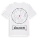 White t-shirt med Röda Holme t-shirt