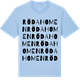 Blue Soul t-shirt med Rödahomen ordlek t-shirt