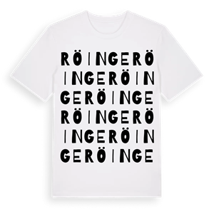 Röinge ordlek t-shirt – ekologisk bomull t-shirt från Pinshirt