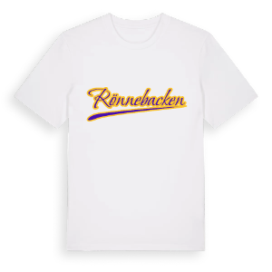 Rönnebacken baseball t-shirt – ekologisk bomull t-shirt från Pinshirt