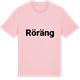 Pink Cotton t-shirt med Röräng fetstil t-shirt