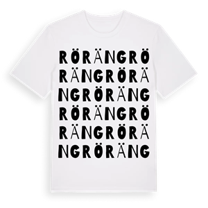 Röräng ordlek t-shirt – ekologisk bomull t-shirt från Pinshirt