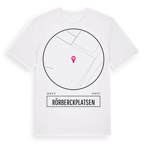 Rörberckplatsen t-shirt – ekologisk bomull t-shirt från Pinshirt