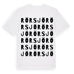 Rörsjö ordlek t-shirt – ekologisk bomull t-shirt från Pinshirt