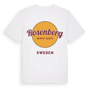 Rosenberg cirkel t-shirt – ekologisk bomull t-shirt från Pinshirt