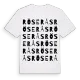 Röserås ordlek t-shirt