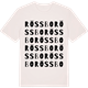 Vintage White t-shirt med Rössbo ordlek t-shirt