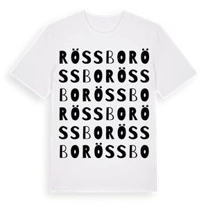Rössbo ordlek t-shirt – ekologisk bomull t-shirt från Pinshirt