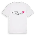 Rud hjärta t-shirt