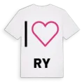 Jag älskar Ry t-shirt stort tryck