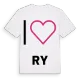 Jag älskar Ry t-shirt stort tryck