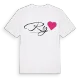 Ry hjärta t-shirt