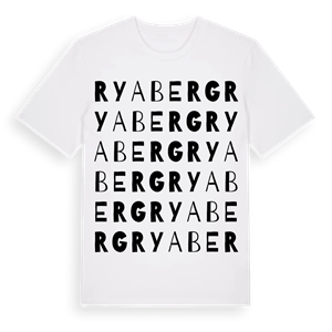 Ryaberg ordlek t-shirt – ekologisk bomull t-shirt från Pinshirt
