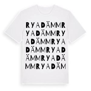 Ryadämm ordlek t-shirt – ekologisk bomull t-shirt från Pinshirt