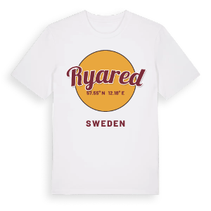 Ryared cirkel t-shirt – ekologisk bomull t-shirt från Pinshirt