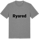 Mid Heather Gray t-shirt med Ryared fetstil t-shirt