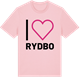 Pink Cotton t-shirt med Jag älskar Rydbo t-shirt stort tryck