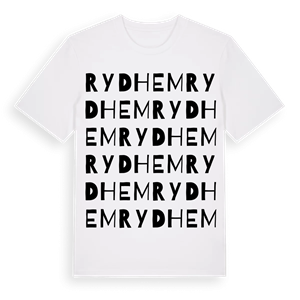 Rydhem ordlek t-shirt – ekologisk bomull t-shirt från Pinshirt