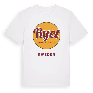 Ryet cirkel t-shirt – ekologisk bomull t-shirt från Pinshirt