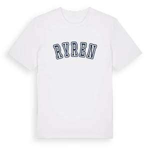 Ryren college t-shirt – ekologisk bomull t-shirt från Pinshirt