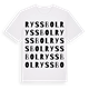 White t-shirt med Ryssbol ordlek t-shirt
