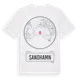 White t-shirt med Sandhamn t-shirt