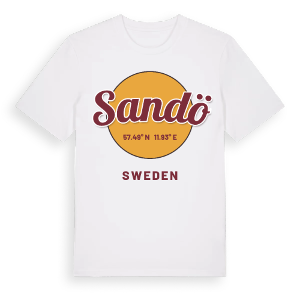 Sandö cirkel t-shirt – ekologisk bomull t-shirt från Pinshirt