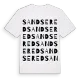 Sandsered ordlek t-shirt