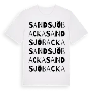 Sandsjöbacka ordlek t-shirt – ekologisk bomull t-shirt från Pinshirt