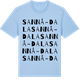 Blue Soul t-shirt med Sannå-Dala ordlek t-shirt