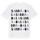 Sannå-Dala ordlek t-shirt