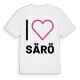 Jag älskar Särö t-shirt stort tryck
