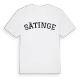 Sätinge böjd t-shirt