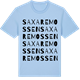Blue Soul t-shirt med Saxaremossen ordlek t-shirt