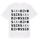 Saxaremossen ordlek t-shirt