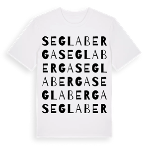 Seglaberga ordlek t-shirt – ekologisk bomull t-shirt från Pinshirt