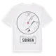 White t-shirt med Sibirien t-shirt