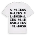 Simlångsdalen ordlek t-shirt