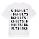 Sinkhult ordlek t-shirt
