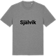 Mid Heather Gray t-shirt med Självik fetstil t-shirt