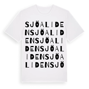 Sjöaliden ordlek t-shirt – ekologisk bomull t-shirt från Pinshirt
