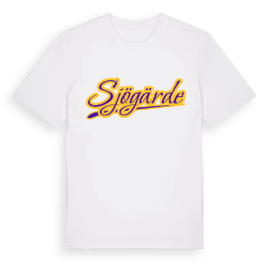 Sjögärde baseball t-shirt – ekologisk bomull t-shirt från Pinshirt