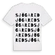 Sjögared ordlek t-shirt